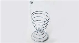 创绿带珠弹簧蛋架