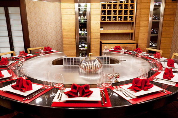 创绿巨轮圆形铁板烧设备 创绿巨轮圆形铁板烧设备