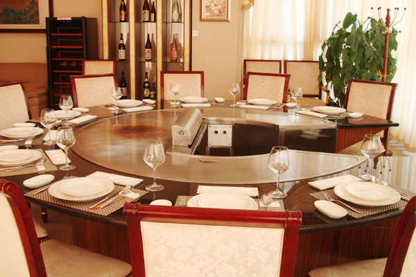 圆形铁板烧设备