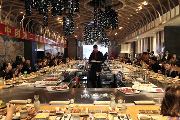 特殊定制72人铁板烧