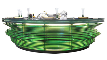 流光半圆铁板烧